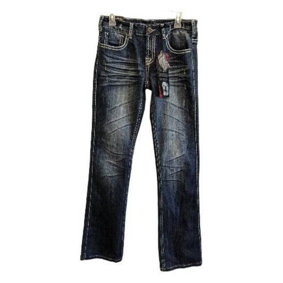 Cowgirl Tuff Denim - Cowgirl Tuff Jeans Womens 29L Edgy Jeans  9" Rise Leg Width 8.5" Inseam 31" New